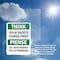 Signmission Safety Culture Sign, 5 in Width, Vinyl Decal, Rectangle, Bilingual OS-2PACK-TS-D-57-L-11895 - alternate 6